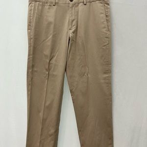 Eddie Bauer Slim Fit Cuffed Khaki Slacks For Men